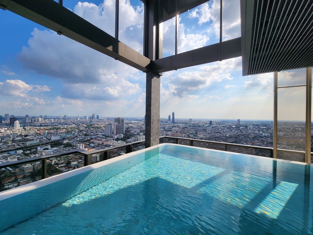 ให้เช่า Condo Rhythm Charoenkrung Pavillion 103 ตรม 2 นอน 2 น้ำ ตรงข้าม Shrewberry