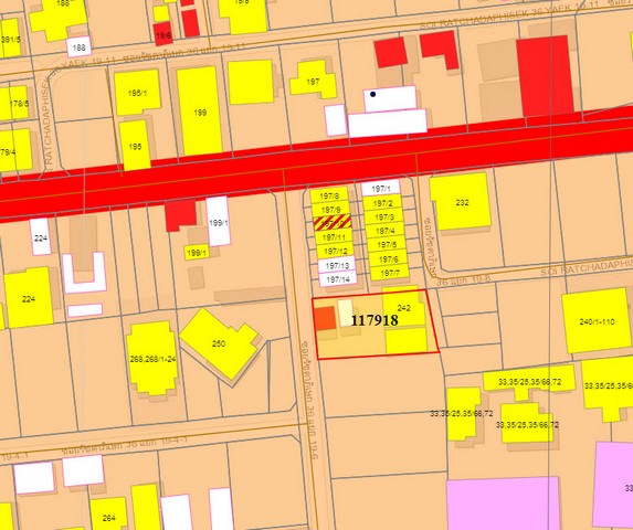 ขายที่ดิน+สิ่งปลูกสร้าง เนื้อที่ 229 ตร.ว. ซ.รัชดาภิเษก 36 แยก 19-6 เหมาะสำหรับใช้ทำเป็น Apartment & Condominium (อยู่ใกล้ชุมชน)