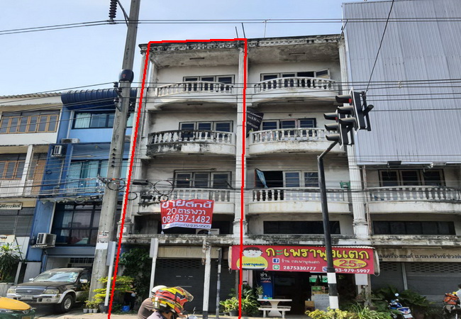 ขายอาคารพาณิชย์ ติดถนนพิบูลสงคราม อำเภอเมือง นนทบุรี