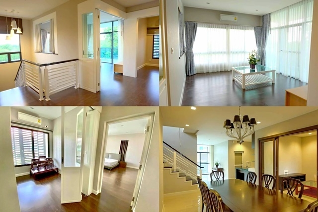 บ้านเดี่ยวหรู 2 ชั้น สวน 86ตรว.ให้เช่า คฤหาสน์ อ่อนนุช-ศรีนครินทร์ 289ตรม. 4นอน 4น้ำ 3จอดรถ 6แอร์ พาซิโอมอลล์ เงียบสงบ เ