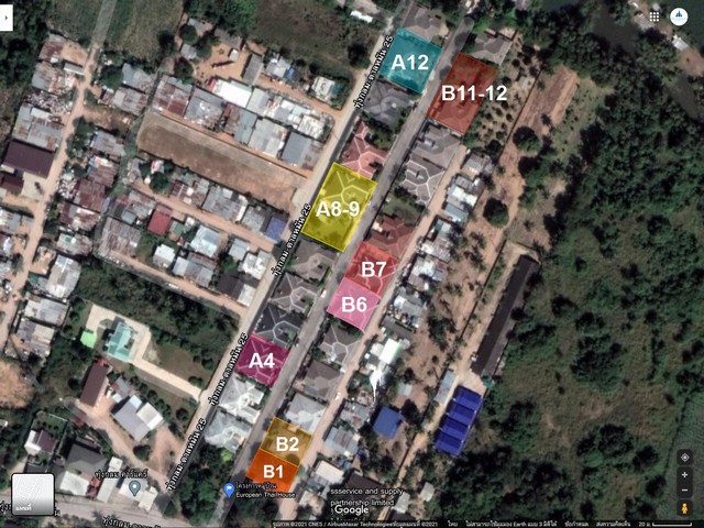 ขายด่วน ๆ บ้าน ม.ยูโรเปี้ยนไทยเฮ้าส์ พัทยา พื้นที่ = 112 Square Wah 3 BR 3 ห้องน้ำ 9900000 B. ไม่ไกลจาก ห่างทางหลวงหมายเ