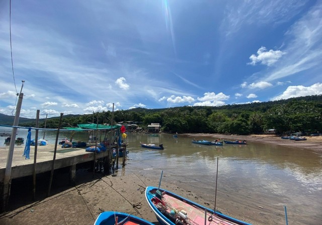 พื้นที่ดิน ที่ดิน หาดศาลเจ้า จ.ตราด 2 SQ.WA 2 งาน 4 ไร่ ใกล้กับ ห่างด่านพรมแดนคลองใหญ่ ประมาณ 4.5 กม. และ เกาะกูด ประมาณ