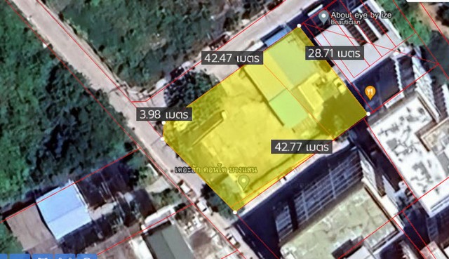 ขายด่วน ที่ดิน ที่ดิน บางแสน พื้นที่ = 99 ตารางวา 2 งาน 0 Rai 14000000 บาท. ใกล้กับ มหาวิทยาลัยบูรพา: 1.3 กิโลเมตร ดีลเด