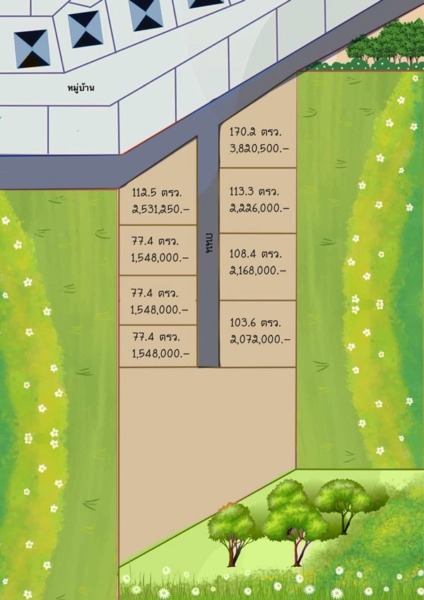 ที่ดินสวยทำเลทอง ตัวเมืองระยอง มีเพียง 8 ล็อคเท่านั้น ห่างจากทะเลเพียง 1 นาที โทร 097-147-3999