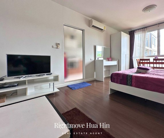 ให้เช่าคอนโดบ้านอิ่มเอมหัวหิน สตูดิโอ ฟอร์นิเจอร์ครบ มีเครื่องซักผ้า (Condo for Rent at Baan Imm Aim Hua Hin)