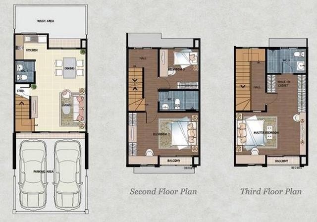 POR4382 ให้เช่า ทาวน์โฮม 3 ชั้น บ้านกลางเมือง นวมินทร์ 42 BAAN KLANG MUANG NAWAMIN 42 เหมาะอยู่อาศัย