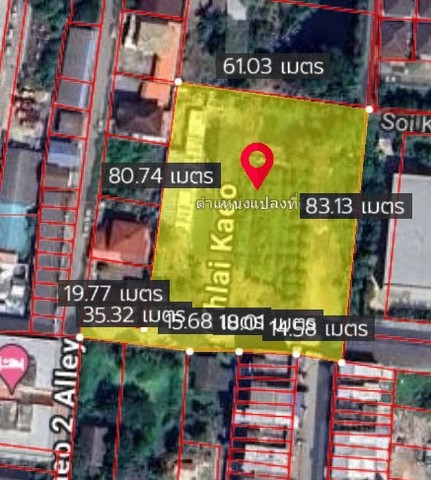 SALE พื้นที่ดิน ที่ดินบางศรีเมือง จ.นนทบุรี 79446000 - area 24 Square Wah 1 NGAN 3 RAI ใกล้กับ ห่างท่าเรือบางศรีเมือง 60
