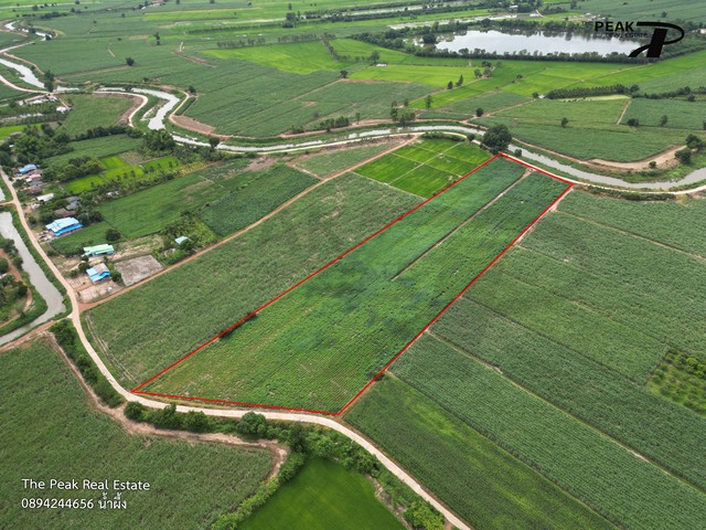 ที่ดินการเกษตร บ้านมะกอกหวาน บรรยากาศดี น้ำอุดมสมบูรณ์ ใกล้คลองชลประทานวังบัว