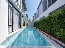 ให้เช่า Pool Villa สุดหรู 2 ชั้น 4 ห้องนอน โครงการ Belgravia บางนา-พระราม 9 พร้อมสระว่ายน้ำส่วนตัว ตกแต่งเรียบร้อย