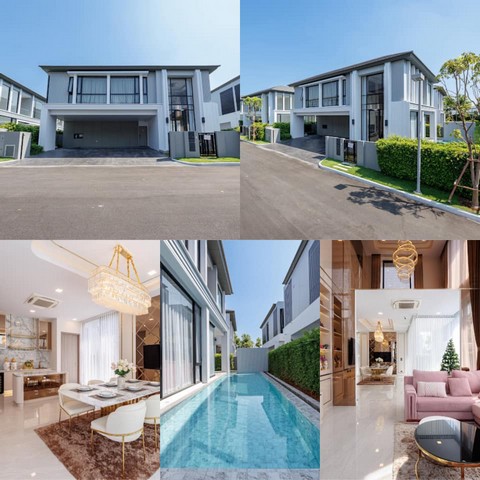 ให้เช่า Pool Villa สุดหรู 2 ชั้น 4 ห้องนอน โครงการ Belgravia บางนา-พระราม 9 พร้อมสระว่ายน้ำส่วนตัว ตกแต่งเรียบร้อย