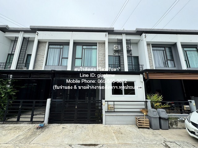 Townhome ทาวน์เฮ้าส์ หมู่บ้านพลีโน่ สุขสวัสดิ์ 18 ตร.ว. 0 NGAN 0 RAI 3BR2BATHROOM ใกล้กับ มหาวิทยาลัยเทคโนโลยีพระจอมเกล้