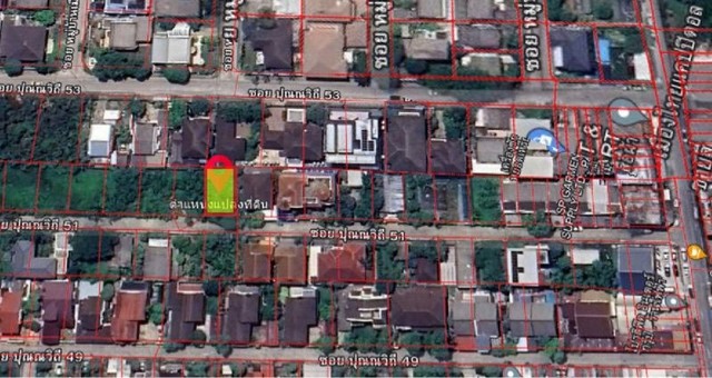 ขายที่ดินสุขุมวิท 101 ปุณณวิถี 51 ขนาด 58 ตรว. Land for sale Sukhumvit 101 Punnawitthi 51 size 58 square wa 71900 B.