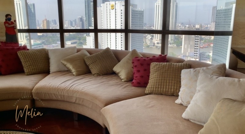 ให้เช่าคอนโดหรู แต่งสวย พร้อมอยู่ ที่ Nusa State Tower Condominium ขนาด 257 ตรม. ใกล้ BTS สะพานตากสิน