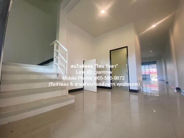 townhouse ทาวน์โฮม 3 ชั้น (ห้องมุม) ขนาด 31.6 ตร.ว. (300 ตร.ม.) อ.เมืองเลย จ.เลย 3 BR 3 ห้องน้ำ 2300000 บาท. ราคาถูกเหลื