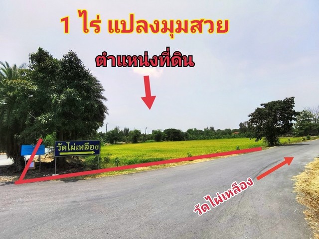 ที่ดิน ที่ดิน บางใหญ่ วัดไผ่เหลือง 400 ตร.ว แปลงมุมสวย ติดถนนทั้ง 2 ด้าน เพียง 18xxx บาทตร.ว.