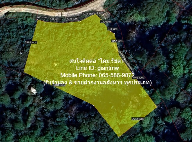 ขายที่ดินเปล่าบนภูเขา, วิวทะเล และมีถนนคอนกรีตหน้าที่ดิน ต.กมลา อ.กะทู้ จ.ภูเก็ต (2 ไร่), ราคา 34 ล้านบาท