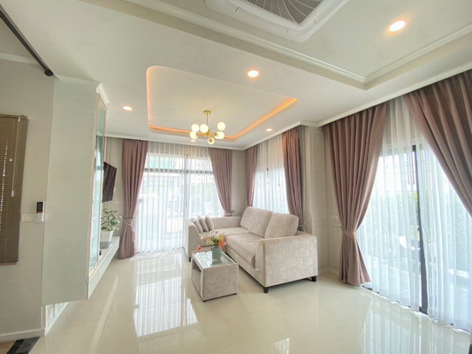 [ให้เช่า] FOR RENT GRAND BRITANIA WONGWAEN – RAMINTRA / 4 bedrooms 3 bathrooms / 52 Sqw. 185 Sqm. **45,000** CLOSE TO CHALONGRAT EXPRESSWAY