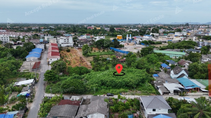 ขายที่ดินเปล่าทำเลดี ใจกลางเมืองบ้านฉาง ศูนย์กลางพานิชกรรม