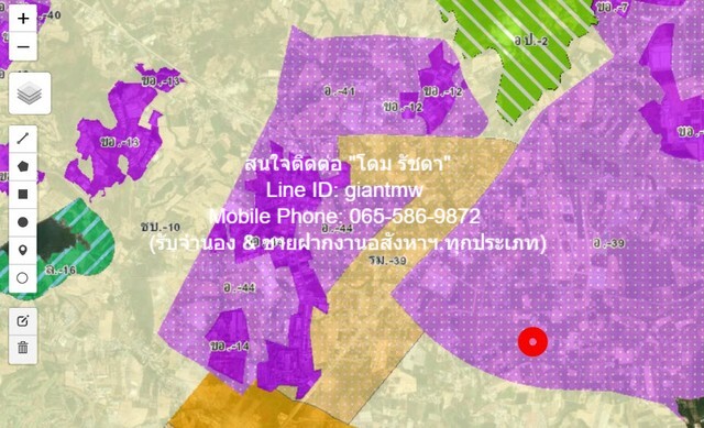 ขายที่ดินเปล่า ต.บ่อวิน อ.ศรีราชา จ.ชลบุรี “ผังสีม่วงลาย: 9-1-21.8 ไร่” ห่างทางหลวงหมายเลข 331 เพียง 3.5 กม., ราคา 26,05