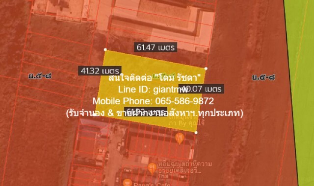 ขายที่ดิน ซ.สังฆสันติสุข 6 หนองจอก กรุงเทพ (ผังสีส้ม: ย.5-8) 1-2-29 ไร่, 6.29 ล้านบาท