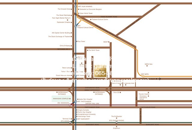 ให้เช่าคอนโด “วันไนน์ไฟว์ อโศก-พระราม 9 (One 9 Five Asoke-Rama 9)” ตึก B ชั้น 14, 42.02 ตร.ม. 1 น 1 น้ำ), ราคา 30,000 บา