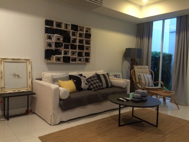 POR4734 ขาย ให้เช่า บ้าน คอร์ทยาร์ด วิลล่า พระราม 9-วงแหวน Courtyard Villa Rama 9-Wongwaen สไตล์Minimalism