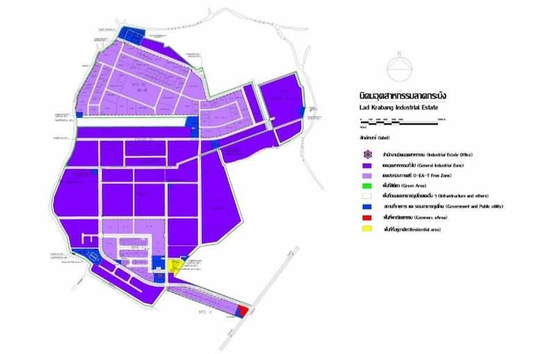 ขายที่ดินผังสีม่วง 5-3-66 ไร่ ในนิคมลาดกระบัง สามารถทำโรงงาน หรือคลังสินค้าได้ใกล้สนามบินสุววรณภูมิ