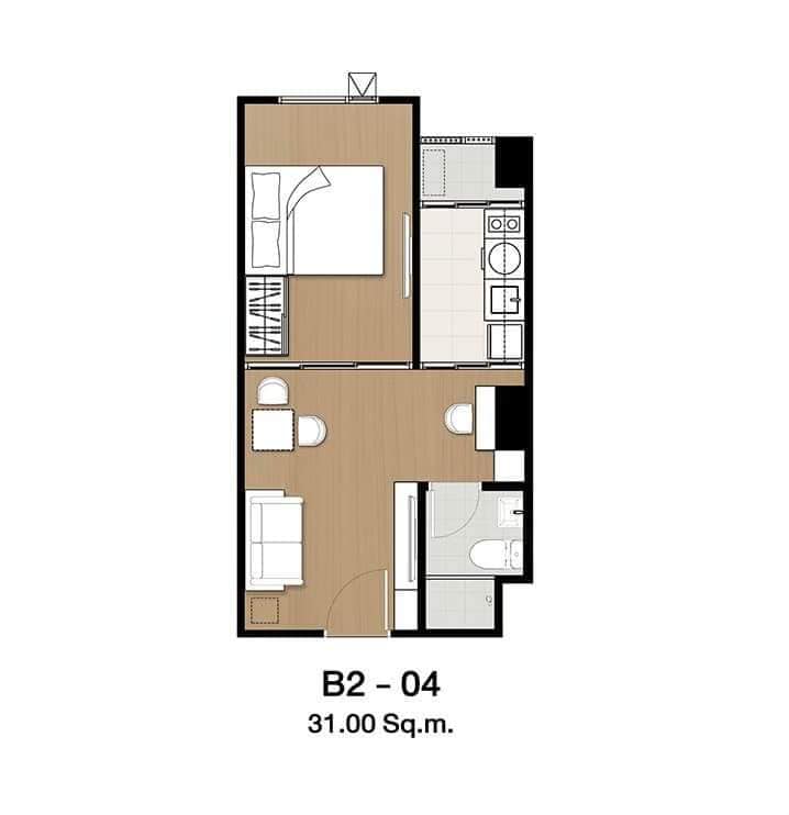 ให้เช่าคอนโด  Kensington Phaholyothin 63