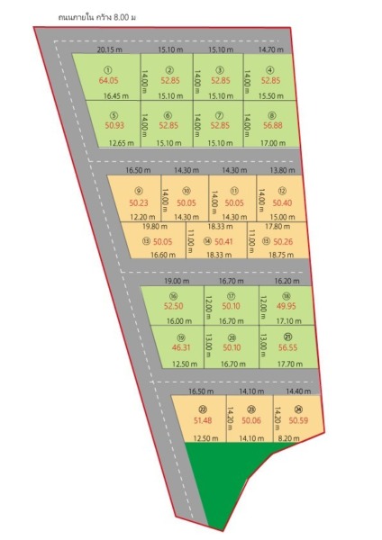 บ้านเดี่ยว 3 ห้องนอน 2 ห้องน้ำ 2 ที่จอดรถ โครงการเขาหินซ้อนวิลล่า ตำบลเขาหินซ้อน อำเภอพนมสารคาม จังหวัดฉะเชิงเทรา