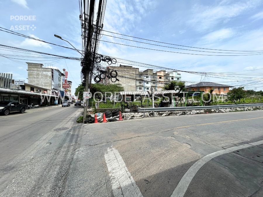 ขายที่ดินถมแล้ว 71 ตร.ว. ซอยสามัคคี 34 ถนนสามัคคี ท่าทราย เมืองนนทบุรี  ใกล้รถไฟฟ้าสายสีชมพู สถานีสามัคคี