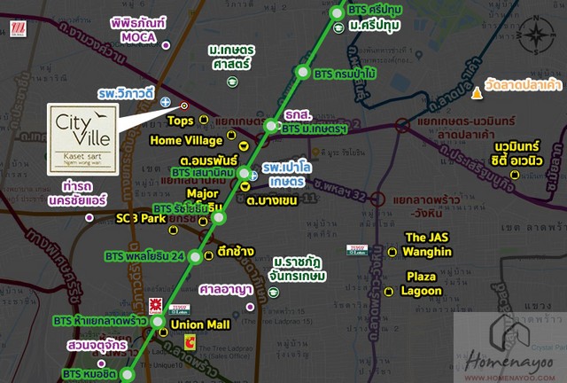 Condo. เดอะ วิลล์ เกษตรศาตร์ ทำเลดีเยี่ยม กรุงเทพ