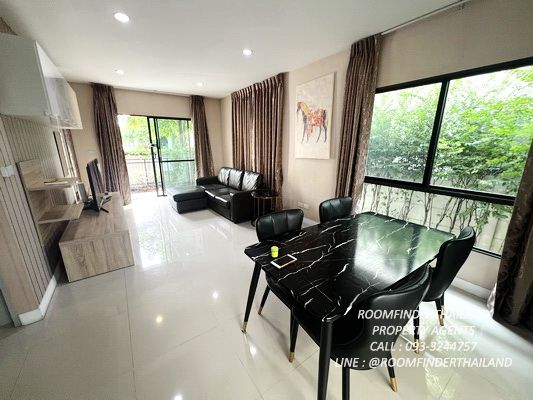 [ให้เช่า] FOR RENT BAAN KLANG MUANG THE EDITION RAMA 9 – ONNUT / 3 bedrooms 2 bathrooms / 38 Sqw. 135 Sqm. **26,000** CLOSE TO AIRPORTLINK BANTUBCHANG