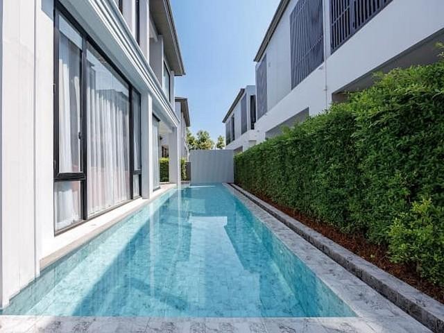 POR4763 ขาย ให้เช่า บ้านเดี่ยวหรูระดับ Luxury หมู่บ้าน Belgravia Bangna Pool Villa เบลกราเวีย ใกล้โรบินสันลาดกระบัง