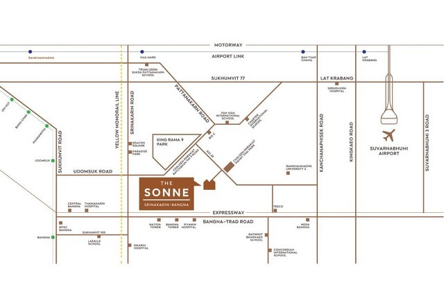 POR4795 ให้เช่า บ้าน เดอะ ซอนเน่ ศรีนครินทร์ บางนา THE SONNE Srinakarin-Bangna แปลงมุม ซ.เฉลิมพระเกีรติ ร.9 ซ.28 บ้านเปล