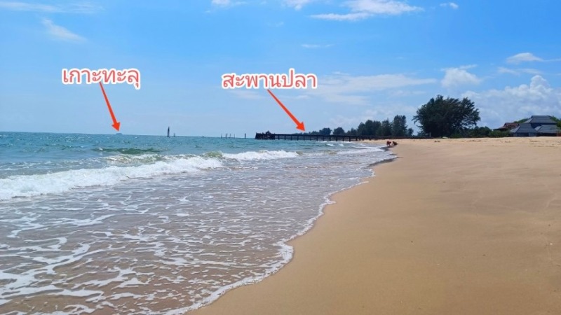 ขายที่ดินติดทะเล ติดชายหาด บางสะพานน้อย ประจวบคีรีขันธ์ ที่ดินเปล่า 2 ไร่เศษ ติดชายหาด วิวเกาะทะลุ ที่ดินแปลงสวย หาดสวย