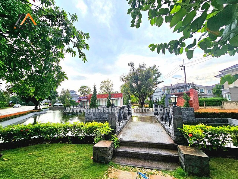ม.เพรสทีจ ฟิวเจอร์ – รังสิต บ้านแฝด MODERN สไตล์ยุโรป 4 นอน พื้นที่ใช้สอยสุดคุ้ม ฟังก์ชั่นลงตัว สวยมีสไตล์ (หลังริม) ใหม่มาก พร้อมเฟอร์นิเจอร์ครบ