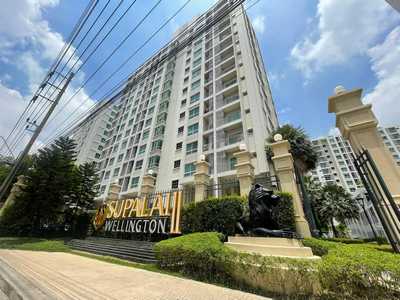 คอนโดSupalai Wellington 2 เจ้าของอยู่เอง1bedroom ขนาด 42 ตรม. อาคาร 7 ชั้น 8 มีรถตู้รับส่งMrt