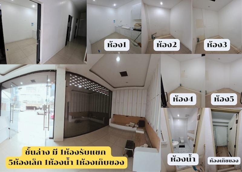 ให้เช่าอาคารพาณิชย์ 3.5 ชั้น 2 คูหา ติดถนนงามวงศ์วาน อยู่ตรงข้ามเดอะมอลล์