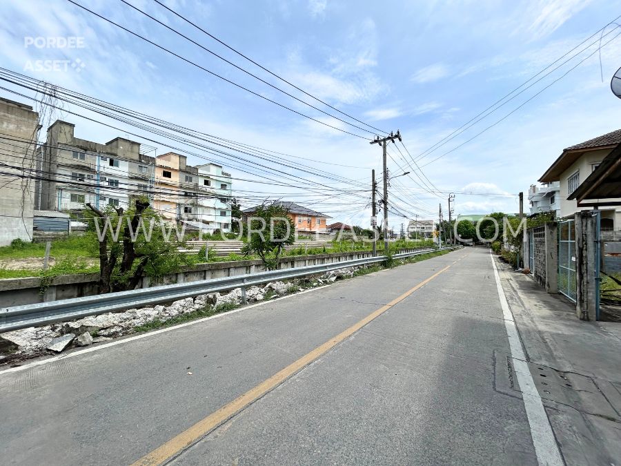 ขายที่ดินถมแล้ว 71 ตร.ว. ซอยสามัคคี 34 ถนนสามัคคี ท่าทราย เมืองนนทบุรี  ใกล้รถไฟฟ้าสายสีชมพู สถานีสามัคคี