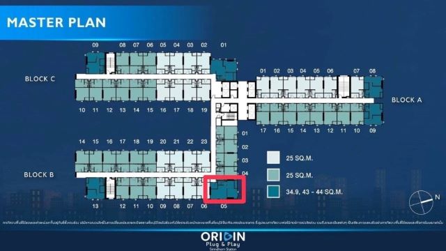 CM04211 ขายดาวน์ คอนโด ออริจิ้น ปลั๊ก แอนด์ เพลย์ สิรินธร สเตชั่น Origin Plug & Play Sirindhorn Station คอนโดมิเนียม ถนนสิรินธร