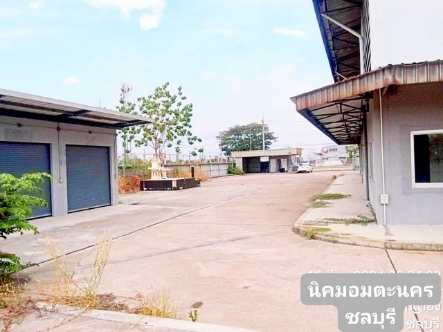 ที่ดินพร้อมโรงงานในอมตะนคร ????ผังเมืองสีม่วง ????เขตบ้านเก่า พานทองชลบุรี