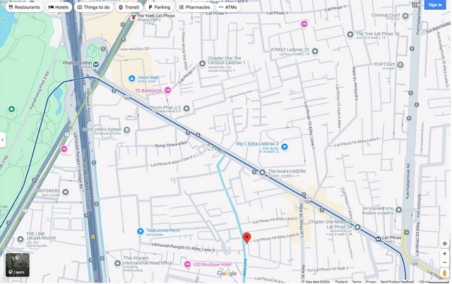 ขายที่ดินเปล่า ซอยลาดพร้าว 18 แยก 4 เนื้อที่ 116 ตร.วา เหมาะสร้างบ้าน-โฮมออฟฟิศ ใกล้ MRT ลาดพร้าว