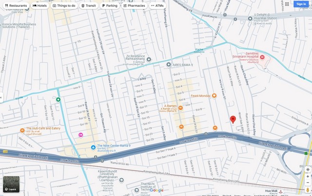 ขายที่ดิน พระราม 9 ซอย 57 เนื้อที่ 144 ตร.วา ที่ดินผังเมืองสีส้ม ย.5 ใกล้ รพ.สมิติเวช ศรีนครินทร์ เหมาะสร้างบ้าน หรือ ออ