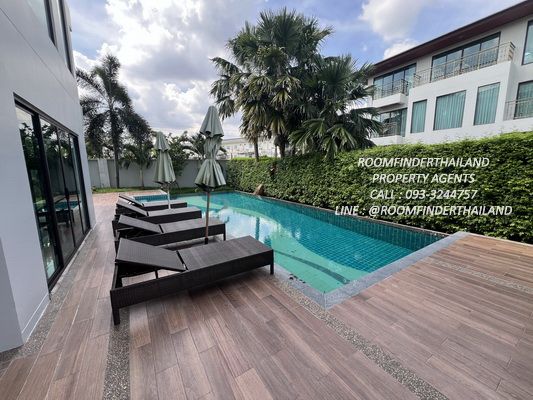 [ให้เช่า] FOR RENT PERFECT MASTERPIECE RAMA 9 / 6 bedrooms 7 bathrooms / 200 Sqw. 600 Sqm. **350,000** POOL VILLA CLOSE TO STAMFORD UNIVERSITY