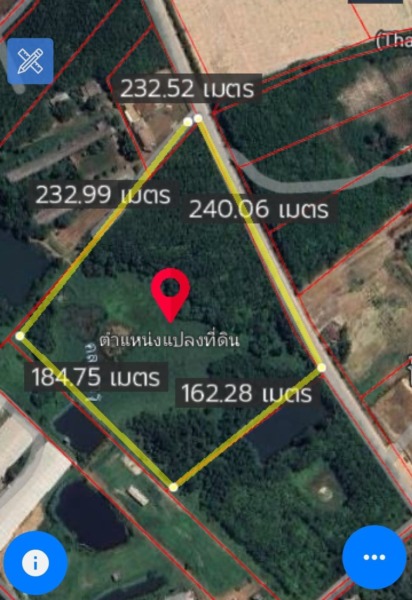 ที่ดินสวยถูกสามารถสร้างโรงงานโกดังได้ ????ที่ดินผังสีเหลือง ????ต.หนองอิรุณบ้านบึงชลบุรี