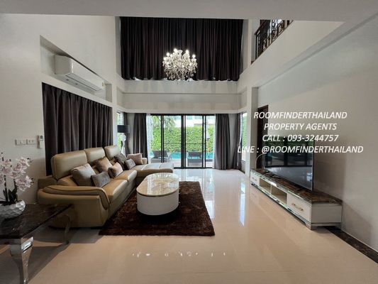 [ให้เช่า] FOR RENT PERFECT MASTERPIECE RAMA 9 / 6 bedrooms 7 bathrooms / 200 Sqw. 600 Sqm. **350,000** POOL VILLA CLOSE TO STAMFORD UNIVERSITY