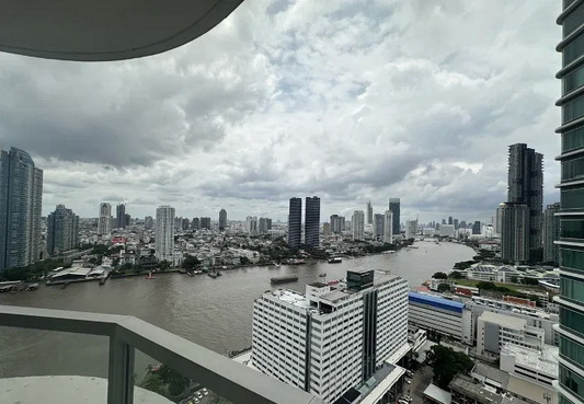 [ให้เช่า] FOR RENT MENAM RESIDENCES CONDOMINIUM / 2 bedrooms 2 bathrooms / 100 Sqm. **65,000** FACING RIVERVIEW. NEXT TO ASIATIQUE RIVERFRONT