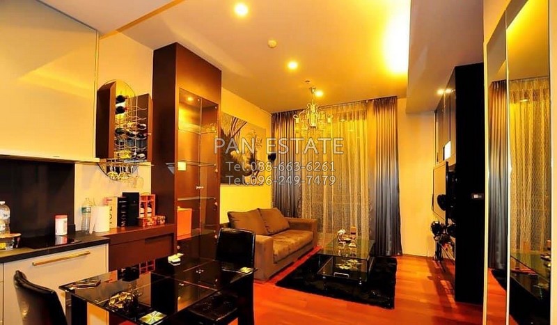 67-10-023 ให้เช่าคอนโด Quattro Sansiri ซอยทองหล่อ 4 ห้องกว้าง 53 ตรม 1นอน 1น้ำ ชั้น 7 Full furnished