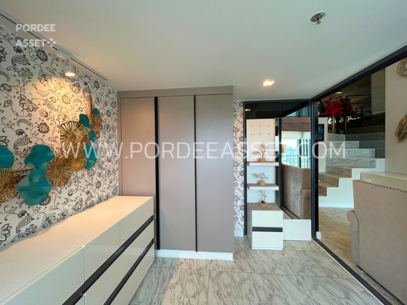 คอนโดหรู ราคาถูก!! IDEO New Rama9 (ห้อง Duplex 52 ตร.ม.) ตกแต่ง Modern luxury อยู่ใจกลางเมืองเดินทางสะดวก ใกล้เอกมัย ทองหล่อ :ไอดีโอ นิว พระราม 9