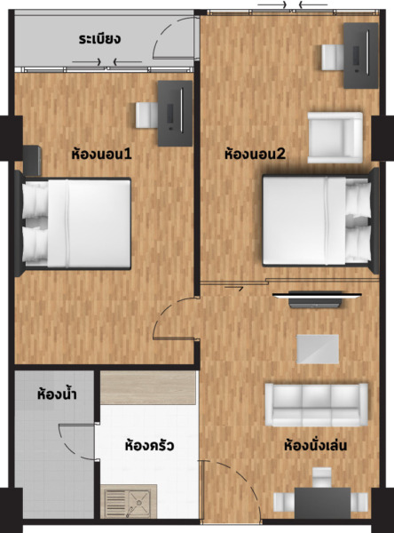 CM04218 ขาย คอนโด บ้านประชานิเวศน์ Baan Prachaniwet คอนโดมิเนียม ถนนประชานิเวศน์ 1